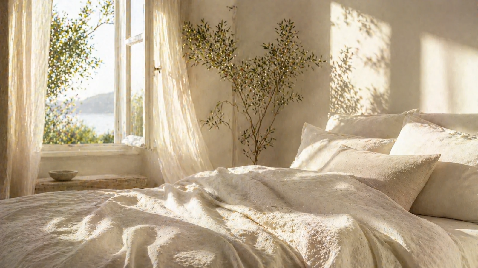 Linen as a ritual of purity — between nature and art of living